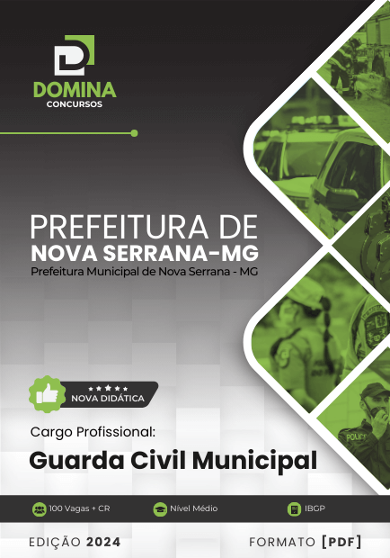 Apostila Guarda Civil Municipal Nova Serrana MG 2024