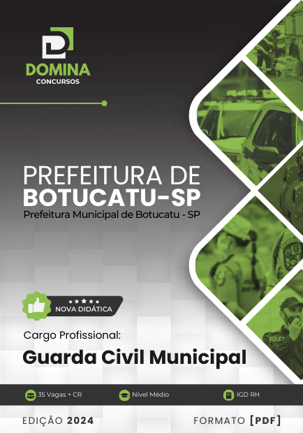 Apostila Guarda Civil Municipal Botucatu SP 2024