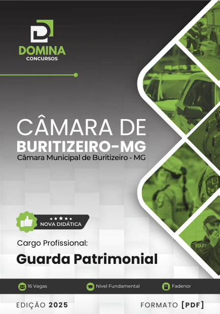 Apostila Guarda Patrimonial Câmara Buritizeiro MG 2025