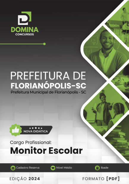 Apostila Monitor Escolar Florianópolis SC 2024