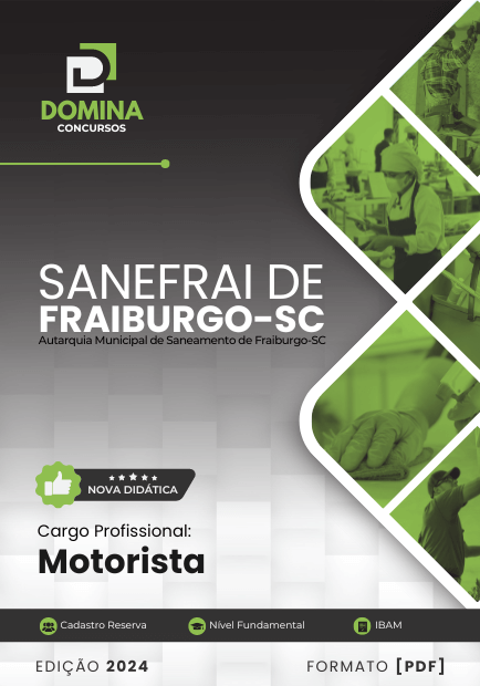 Apostila Motorista SANEFRAI Fraiburgo SC 2024