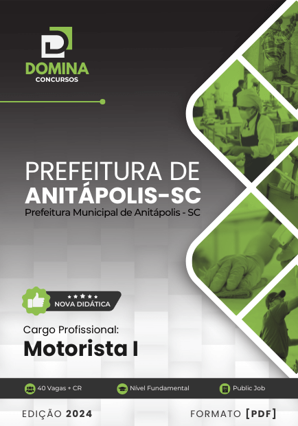 Apostila Motorista Anitápolis SC 2024