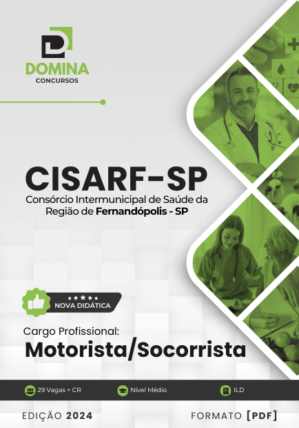 Apostila Motorista CISARF SP 2024