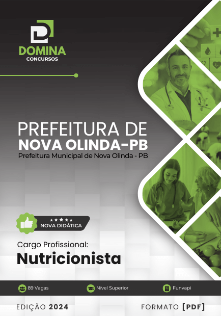 Apostila Nutricionista Nova Olinda PB 2024