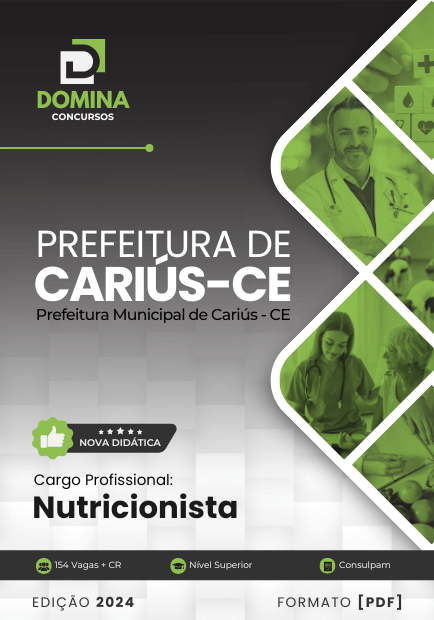 Apostila Nutricionista Cariús CE 2024