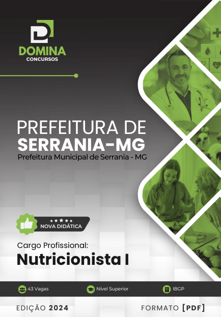 Apostila Nutricionista Serrania MG 2024