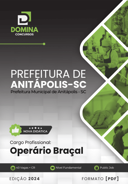 Apostila Operário Braçal Anitápolis SC 2024