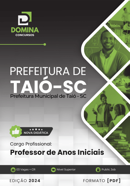 Apostila Professor de Anos Iniciais Taió SC 2024