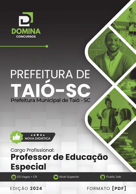 Apostila Professor de Educação Especial Taió SC 2024