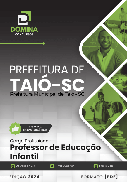 Apostila Professor de Educação Infantil Taió SC 2024