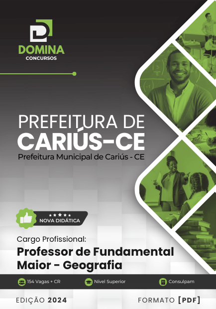 Apostila Professor de Geografia Cariús CE 2024