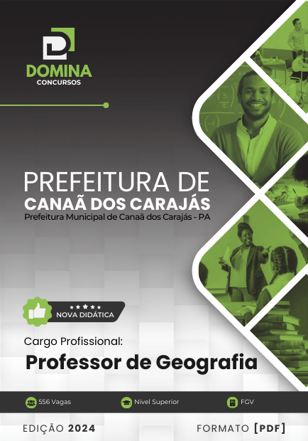 Apostila Professor de Geografia Canaã dos Carajás PA 2024