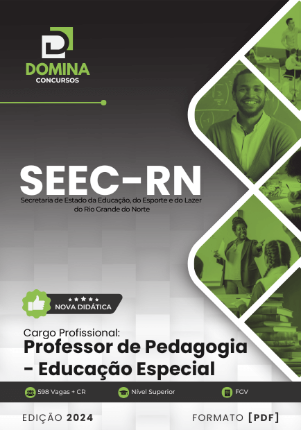 Apostila Professor Pedagogia Educação Especial SEEC RN 2024