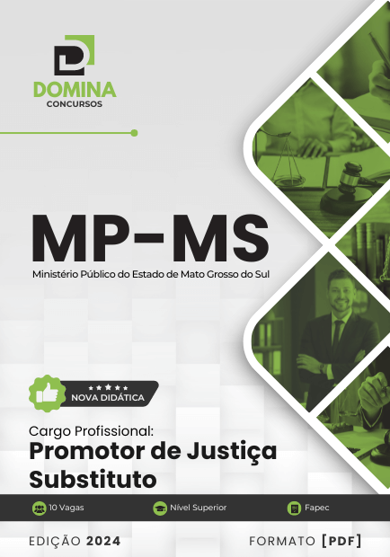 Apostila Promotor de Justiça Substituto MP MS 2024