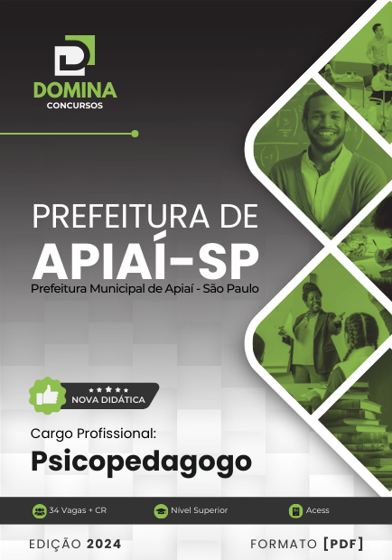 Apostila Psicopedagogo Apiaí SP 2024