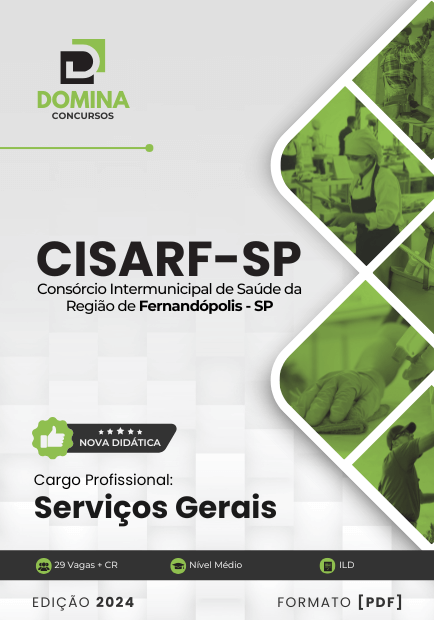 Apostila Serviços Gerais CISARF SP 2024