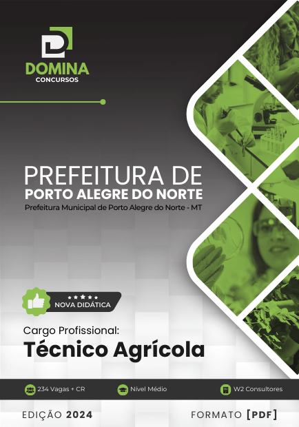 Apostila Técnico Agrícola Porto Alegre do Norte MT 2024