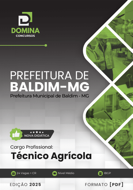 Apostila Técnico Agrícola Baldim MG 2025