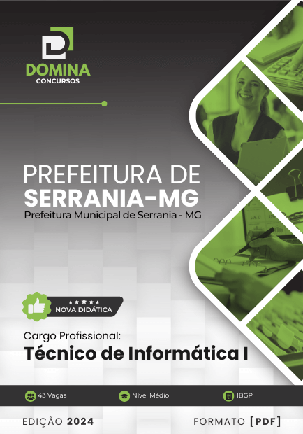 Apostila Técnico de Informática Serrania MG 2024