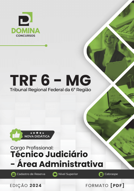 Apostila Técnico Judiciário Administrativo TRF 6 2024