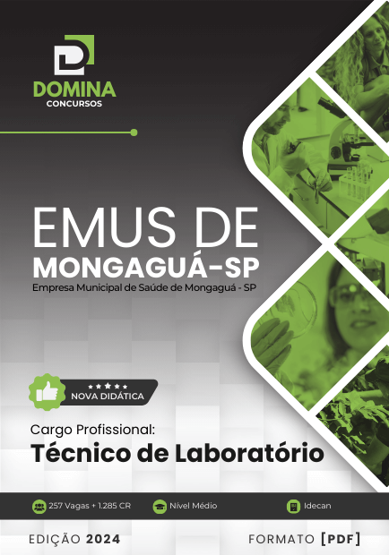 Apostila Técnico de Laboratório EMUS Mongaguá SP 2024