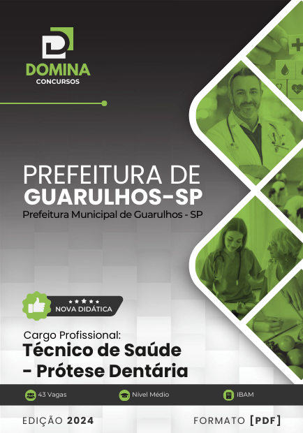 Apostila Técnico de Prótese Dentária Guarulhos SP 2024