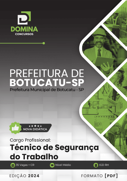 Apostila Técnico de Segurança do Trabalho Botucatu SP 2024