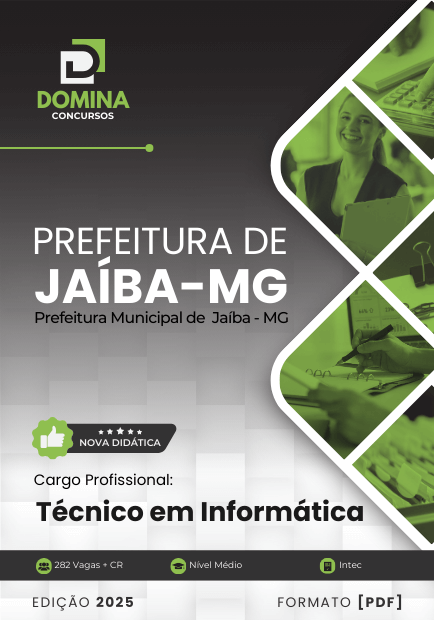 Apostila Técnico em Informática Jaíba MG 2025