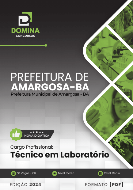 Apostila Técnico em Laboratório Amargosa BA 2024