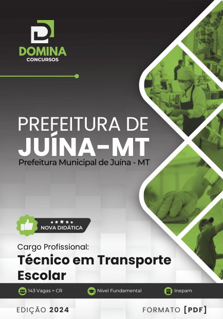 Apostila Técnico em Transporte Escolar Juína MT 2024