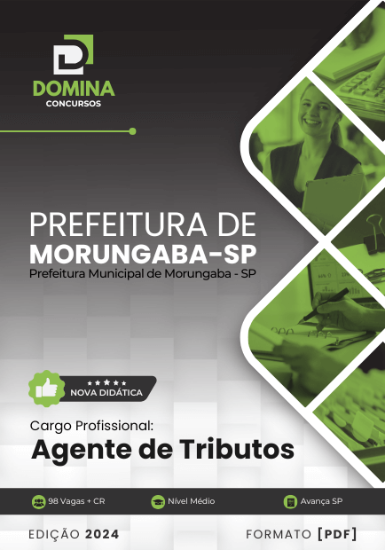 Apostila Agente de Tributos Morungaba SP 2024