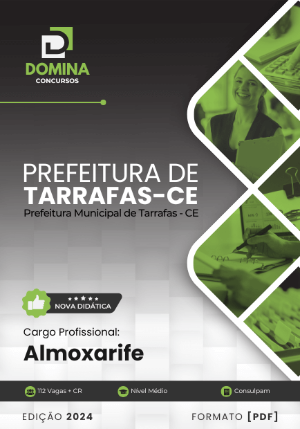 Apostila Concurso Almoxarife Prefeitura Tarrafas CE 2024