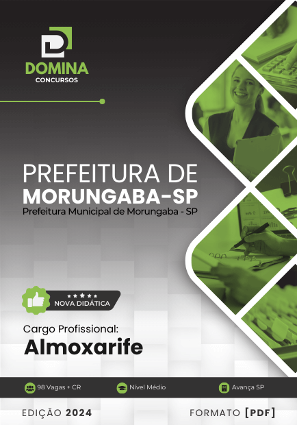 Apostila Almoxarife Morungaba SP 2024