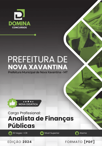 Apostila Analista Finanças Públicas Nova Xavantina MT 2024