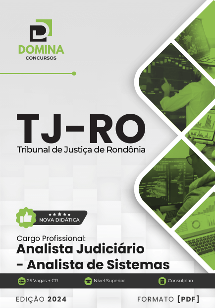 Apostila Analista Judiciário Analista de Sistemas TJ RO 2024