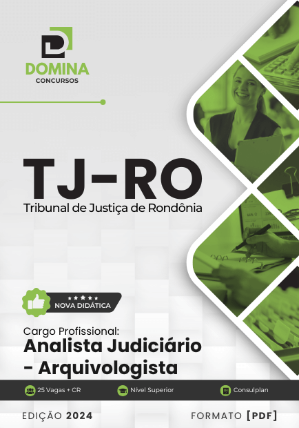 Apostila Analista Judiciário Arquivologista TJ RO 2024