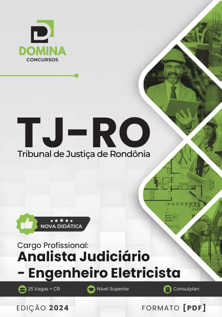 Apostila Analista Judiciário Engenheiro Eletricista TJ RO 2024