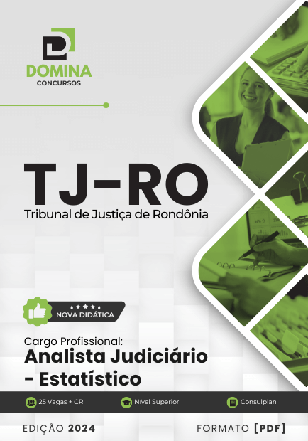 Apostila Analista Judiciário Estatístico TJ RO 2024