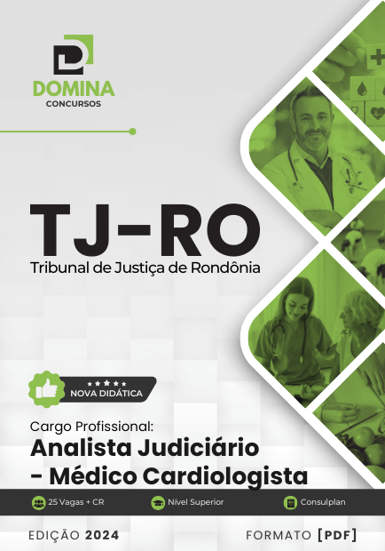 Apostila Analista Judiciário Médico Cardiologista TJ RO 2024