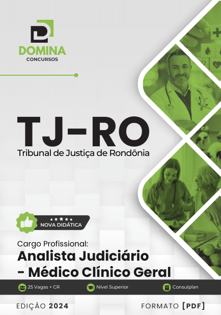 Apostila Analista Judiciário Médico Clínico Geral TJ RO 2024