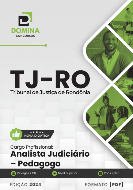 Apostila Analista Judiciário Pedagogo TJ RO 2024