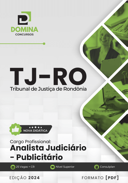 Apostila Analista Judiciário Publicitário TJ RO 2024