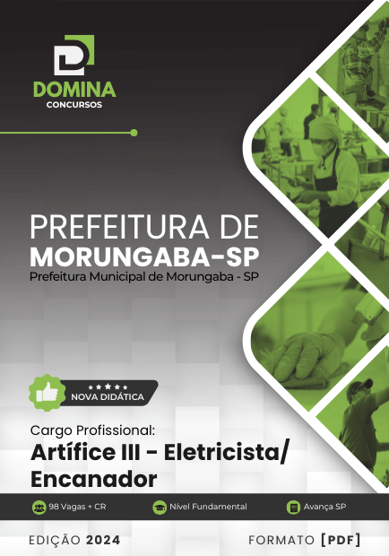 Apostila Artífice Eletricista Morungaba SP 2024