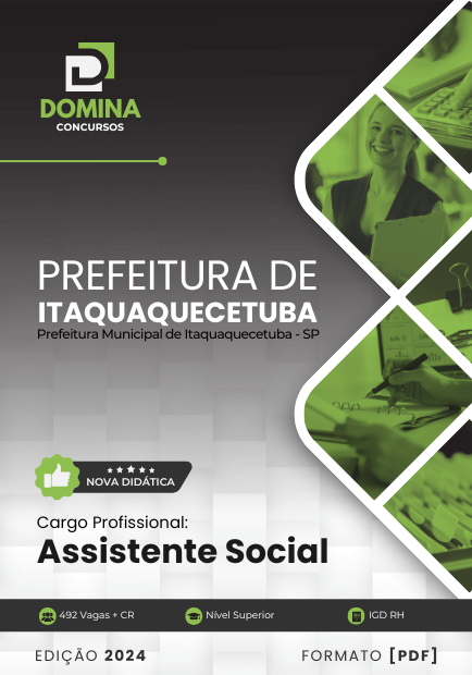 Apostila Assistente Social Itaquaquecetuba SP 2024