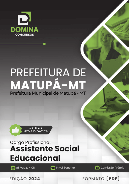 Apostila Assistente Social Educacional Matupá MT 2024