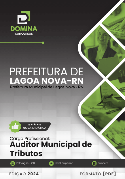 Apostila Auditor Municipal de Tributos Lagoa Nova RN 2024