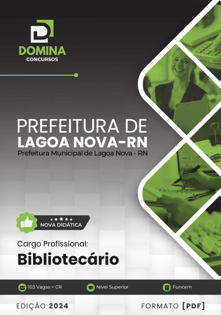 Apostila Bibliotecário Lagoa Nova RN 2024