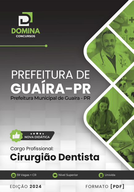 Apostila Cirurgião Dentista Guaíra PR 2024