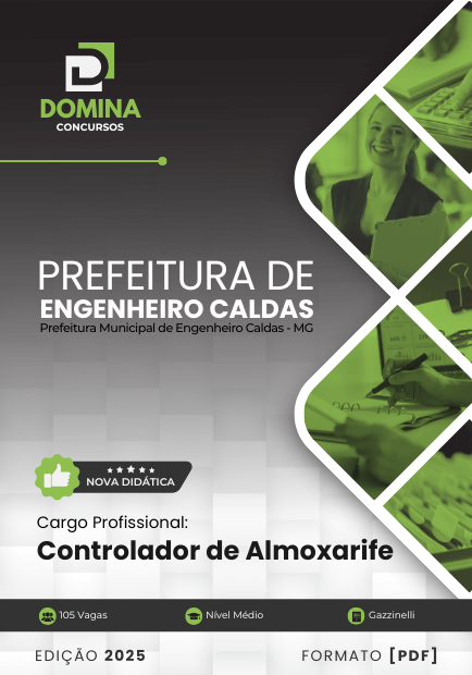 Apostila Controlador de Almoxarife Engenheiro Caldas MG 2025