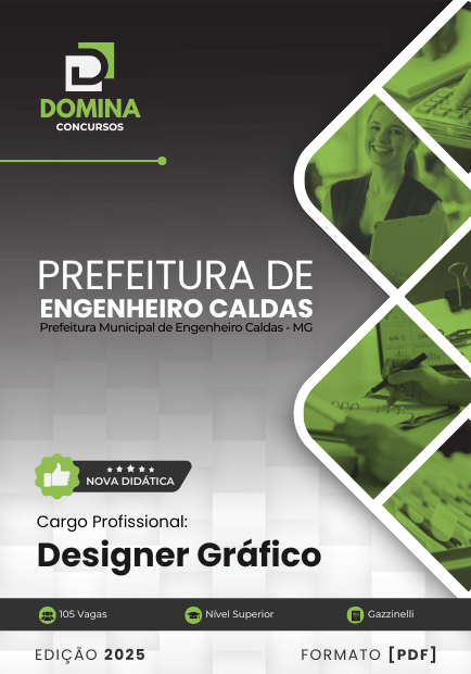 Apostila Designer Gráfico Engenheiro Caldas MG 2025